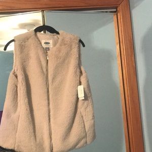 faux fur vest